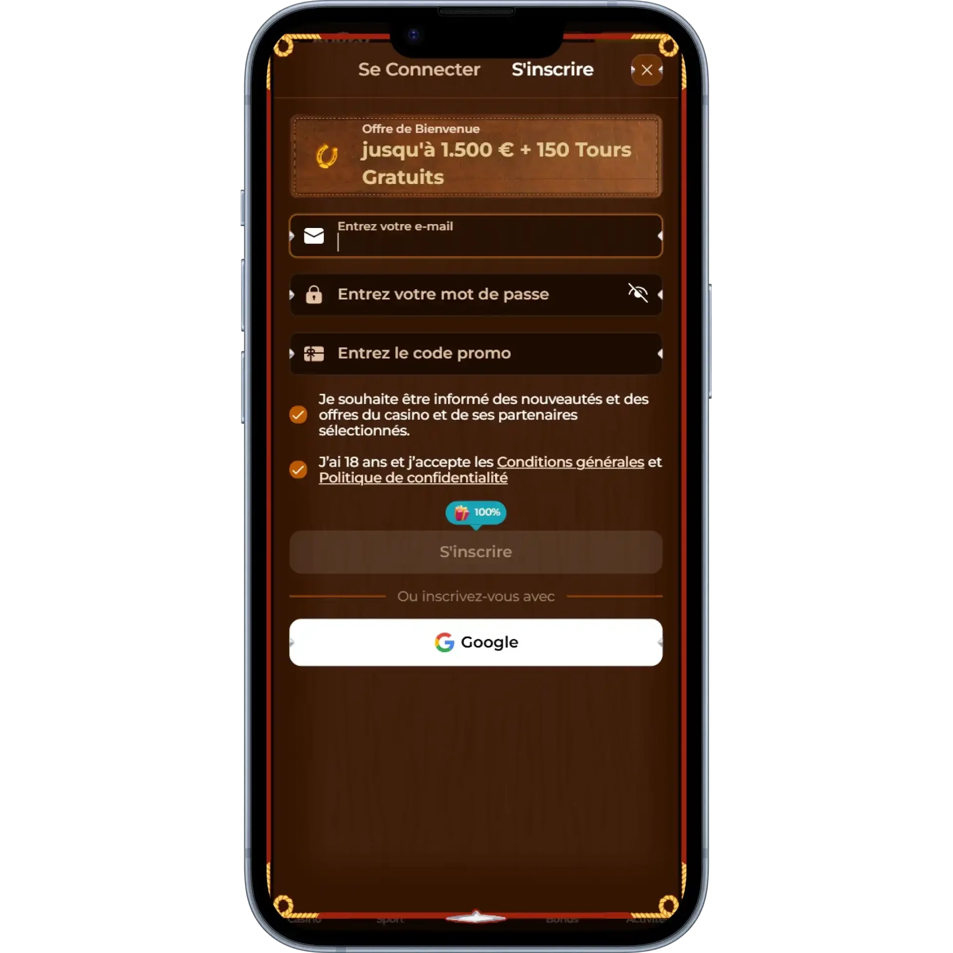 Comment s'inscrire sur Rodeoslot Casino